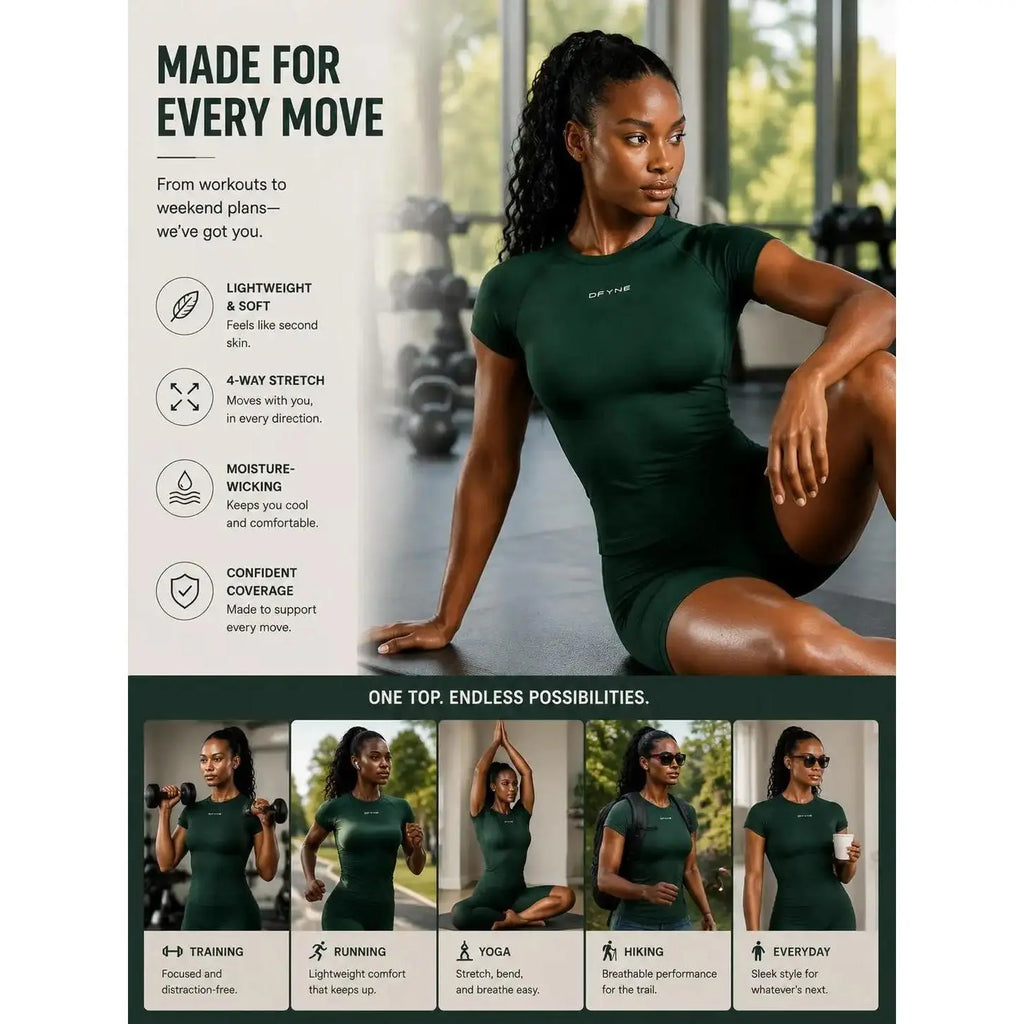 DFYNE 2-Piece Lightweight Athletic Outfit